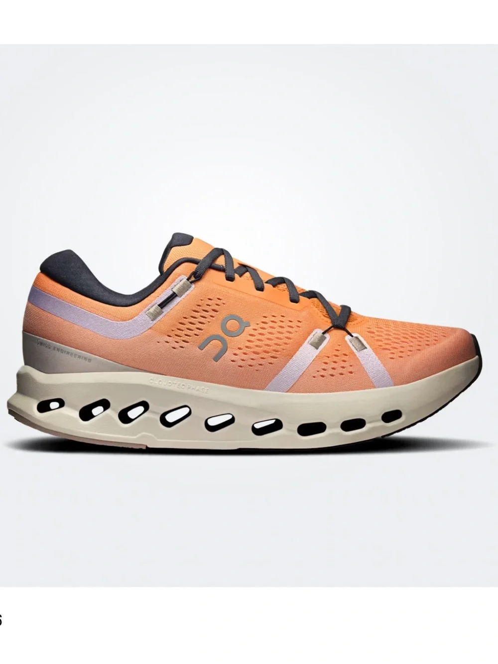 On Running Womens Cloudsurfer 2 Tangerine Ivory Size 9
